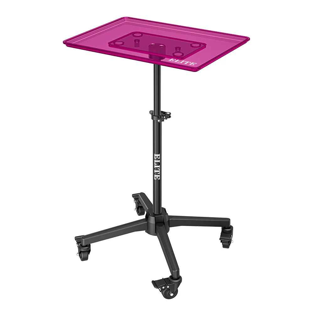 [ETT-HP] Magnetic Rolling Tray Stand - Elite (rose)